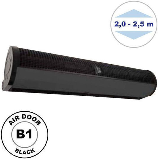 αθτο Airtechnic Air Door Β1.15 Αεροκουρτίνα Πλάτους 150cm Μέγιστη Παροχή Αέρα 2800m³/h Μαύρη - Image 1